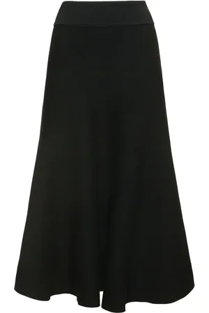 The Frankie Shop Midirock Aus Viskosemischstrick „gabrielle“