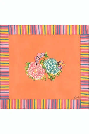 LISA CORTI Set Mit 4 Servietten „kandem Queen Peach“
