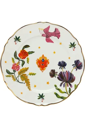 BITOSSI Floral Decal Round Platter