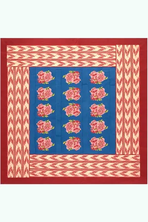 LISA CORTI Tischdecke „nina Rose Blue“