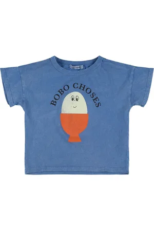 Bobo Choses Bedrucktes T-shirt Aus Baumwolljersey