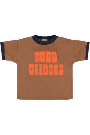 Bobo Choses Bedrucktes T-shirt Aus Baumwolljersey