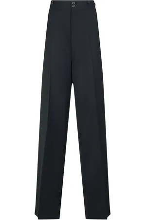 Maison Margiela Weite Hose Aus Wolle