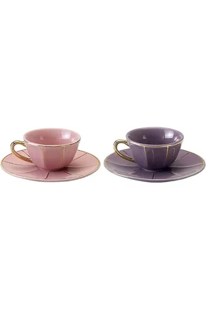 BITOSSI Set: 4 Espressotassen Und Untertassen