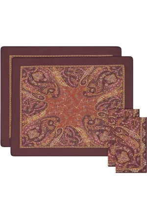 Etro Set: 2 Servietten Und Platzdeckchen „orbea“