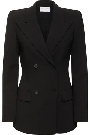 Michael Kors Zweireihige Jacke Aus Wollserge „georgina“