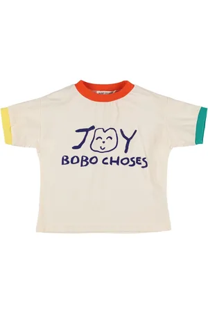 Bobo Choses Bedrucktes T-shirt Aus Baumwolljersey