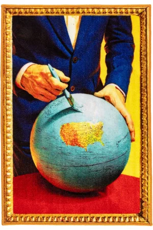 SELETTI Badematte „globe“