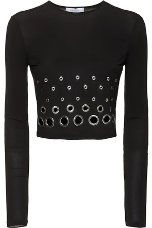 Paco rabanne Oberteil Aus Einfarbigem Jersey