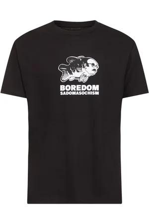 Pleasures Boredom Print Cotton T-shirt