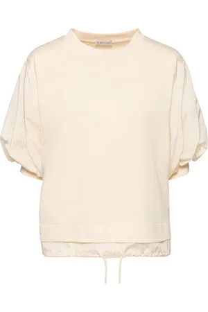 Moncler T-shirt Aus Baumwolle Mit Puffärmeln