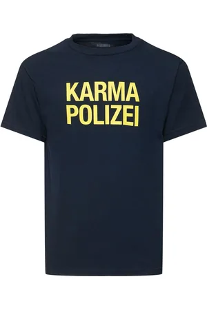 Pleasures Karma Polizei Printed Cotton T-shirt