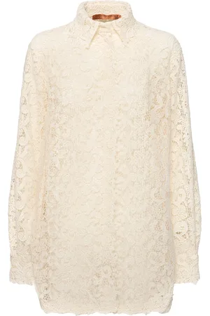 ERMANNO SCERVINO Langärmliges Shirt Aus Baumwollmischjersey