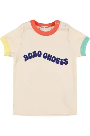 Bobo Choses Bedrucktes T-shirt Aus Baumwolljersey