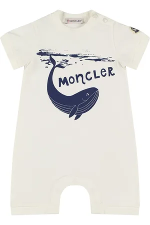 Moncler Strampler Aus Baumwollmischung Mit Logo „whale“