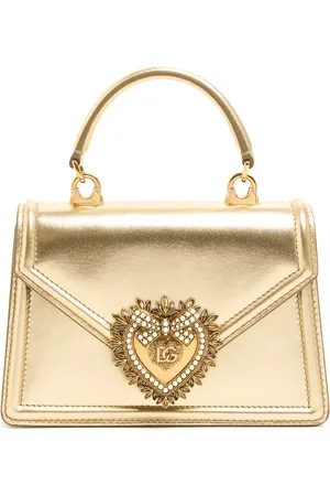 Dolce & Gabbana Mini, Laminierte Ledertasche "devotion"