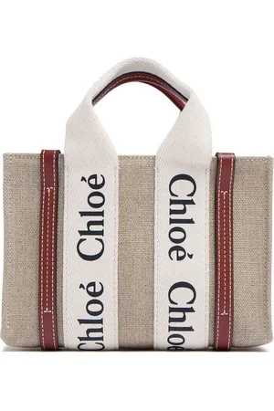 Chloé Mini Handtasche Aus Canvas „woody“