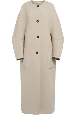 Max Mara Langer Mantel Aus Kaschmir Ohne Kragen „album“