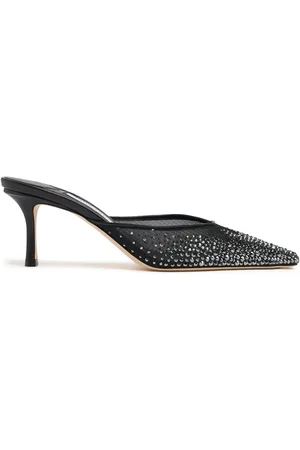 Jimmy Choo 65mm Mesh-mules Mit Kristallen „vivi“