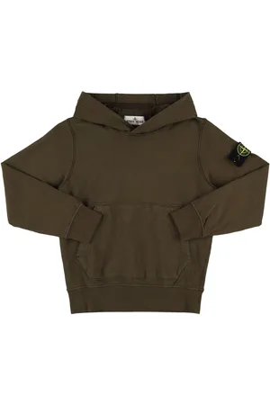 Stone Island Hoodie Aus Baumwolljersey