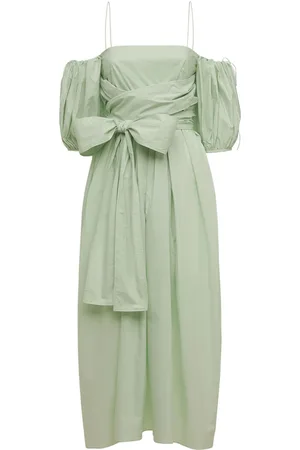 Cecilie Bahnsen Baumwoll-midikleid Mit Tulpenrock „joel“