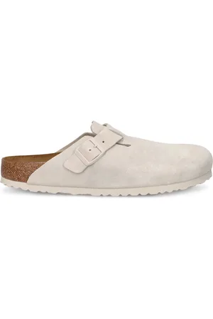 Birkenstock Wildleder- Und Ledersandalen „boston“