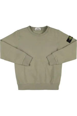 Stone Island Sweatshirt Aus Baumwolljersey