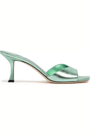 Jimmy Choo 70mm Hohe Lederpantoletten „skye“