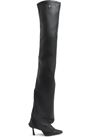 The Attico 95mm Schenkelhohe Nylonstiefel „robin Otk“