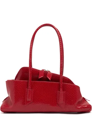 The Attico Große Tasche Mit Pythondruck „la Passeggiata“