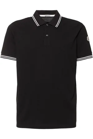 Moncler Polohemd Aus Baumwollpiqué Mit Streifen