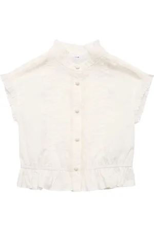 Philosophy Hemd Aus Baumwollpopeline Und Broderie Anglaise