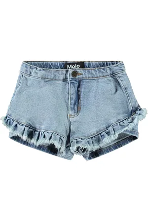 Molo Shorts Aus Baumwollmischdenim Mit Rüschen