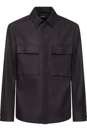 Ermenegildo Zegna Oasi Long Sleeve Linen Overshirt