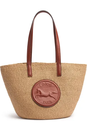 Chloé Papptragetasche Mit Pferdemedaillon