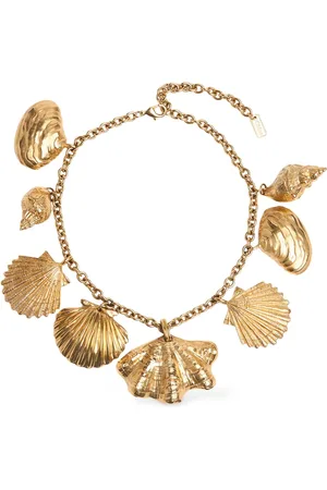 Chloé Messing-halskette Mit Muschelmotiv