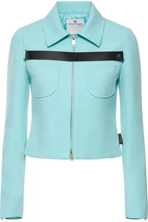 Courrèges Twill Jacket W/ Strap