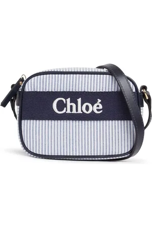 Chloé Schultertasche Aus Baumwollmischung Mit Streifen