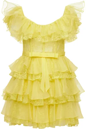 Zuhair Murad Minikleid Aus Seidenorganza Und Spitze