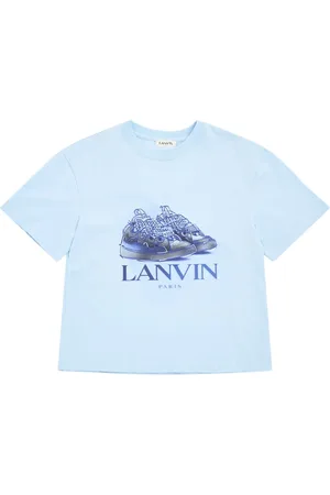Lanvin Bedrucktes T-shirt Aus Baumwolljersey