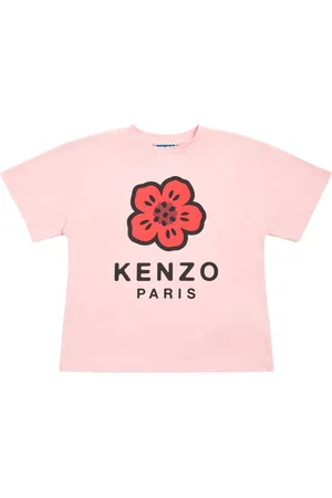 Kenzo Bedrucktes T-shirt Aus Baumwolljersey