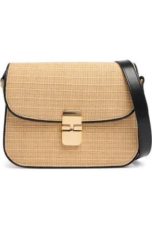 A.P.C. Kleine Raffiatasche "sac Grace"