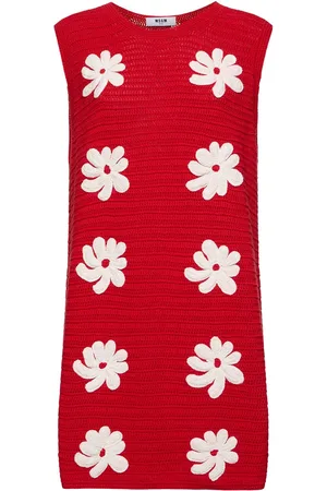 Msgm Minikleid Mit Stickerei