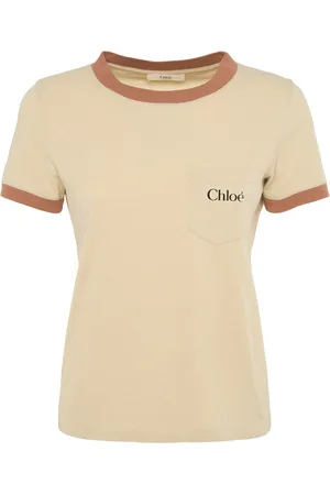 Chloé T-shirt Aus Baumwolle Mit Logodruck