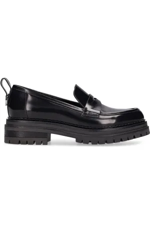 Sergio Rossi 30mm Hohe Loafers Aus Leder „sr Joan“