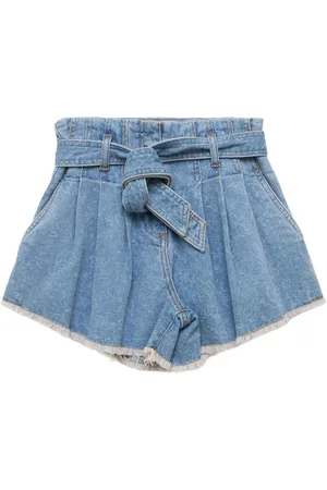 Philosophy Shorts Aus Baumwolldenim Mit Gürtel
