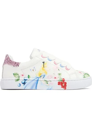 MONNALISA Sneakers Aus Leder Mit Druck