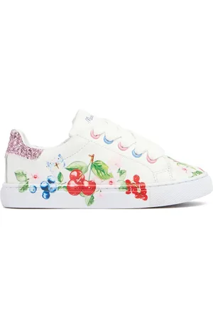 MONNALISA Sneakers Aus Leder Mit Druck
