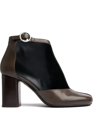 LEMAIRE 85mm Westernstiefel Aus Leder Mit Ausschnitten