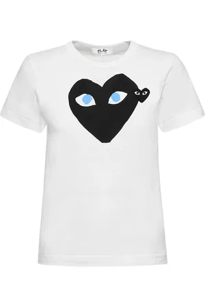 Comme des Garçons T-shirt Aus Baumwolle Mit Herzdruck